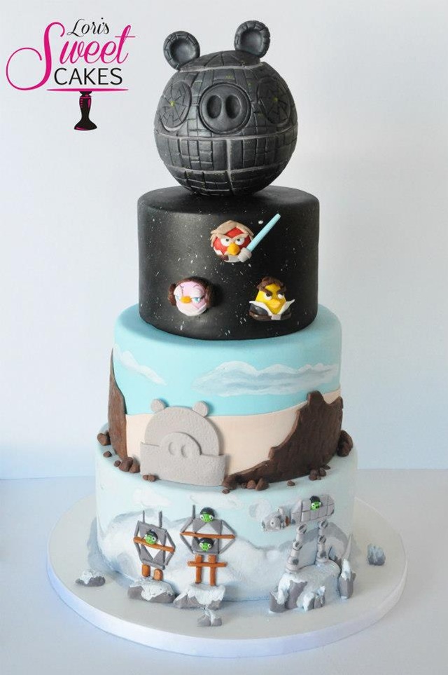 Angry Birds Star Wars Cake