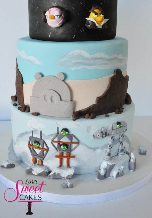 Angry Birds Star Wars Cake