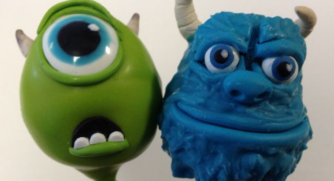 Monsters Inc Cake Pops