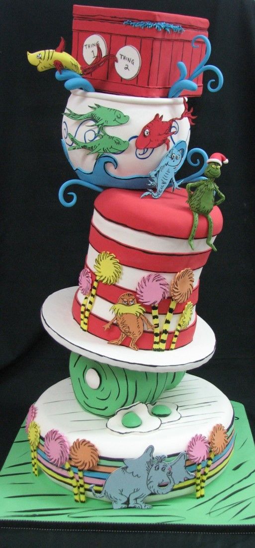 Dr. Seuss Cake