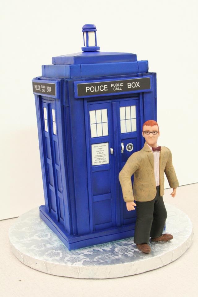 TARDIS Groom's Cake