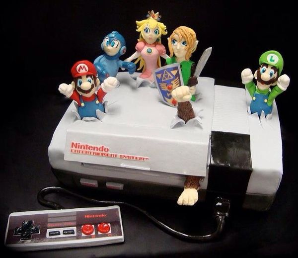 Nintendo Entertainment System Cake