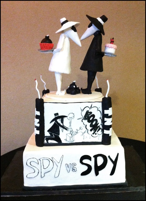 Spy vs. Spy Cake