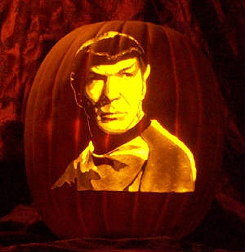 Spock Pumpkin Carving