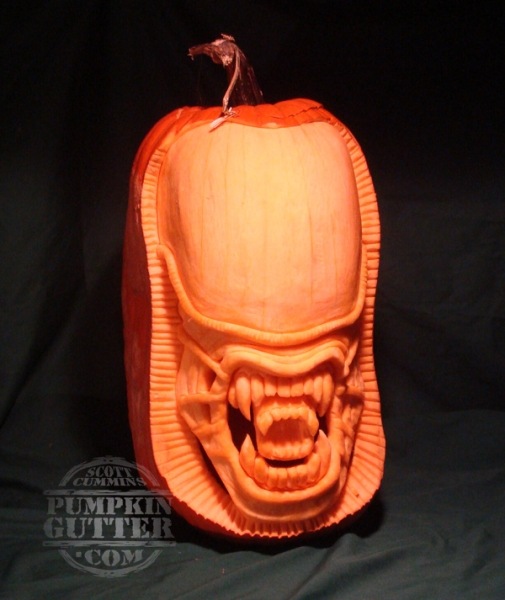 Alien Pumpkin Carving