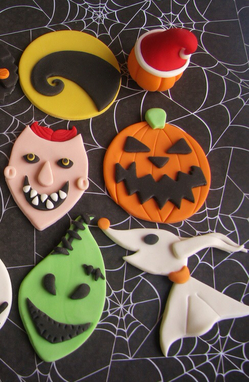 Nightmare Before Christmas Cupcake Toppers