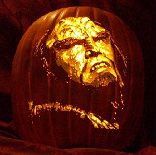 Klingon Pumpkin Carving