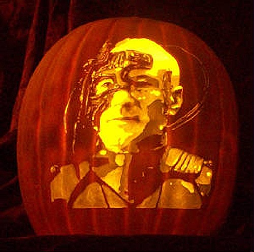 Locutus of Borg Pumpkin Carving