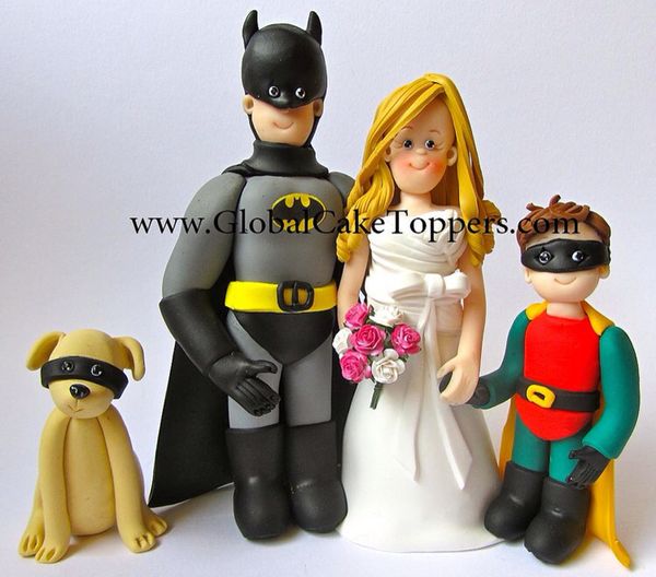 Batman Wedding Cake Topper