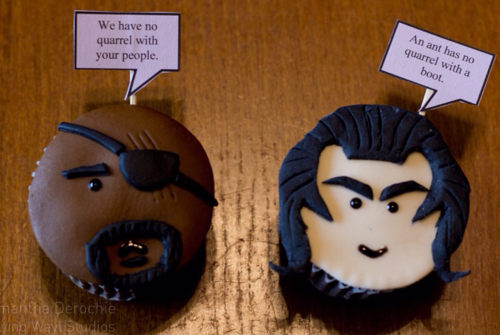 Nick Fury & Loki Cupcakes