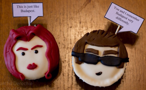 Black Widow & Hawkeye Cupcakes