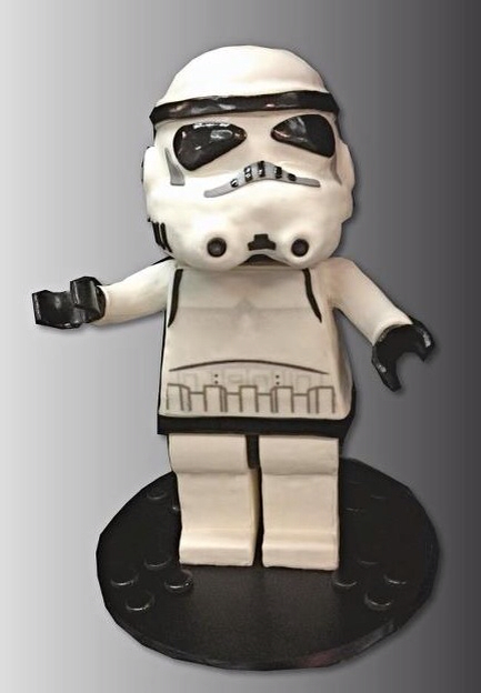 LEGO Stormtrooper Cake