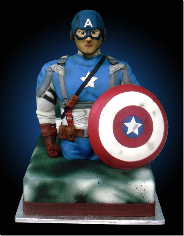 Captain America Cake