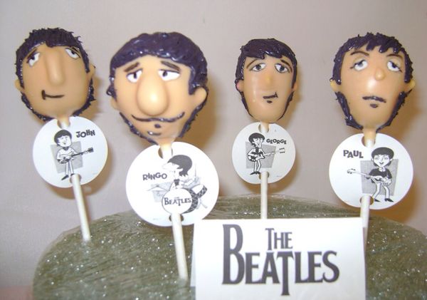 Beatles Cake Pops