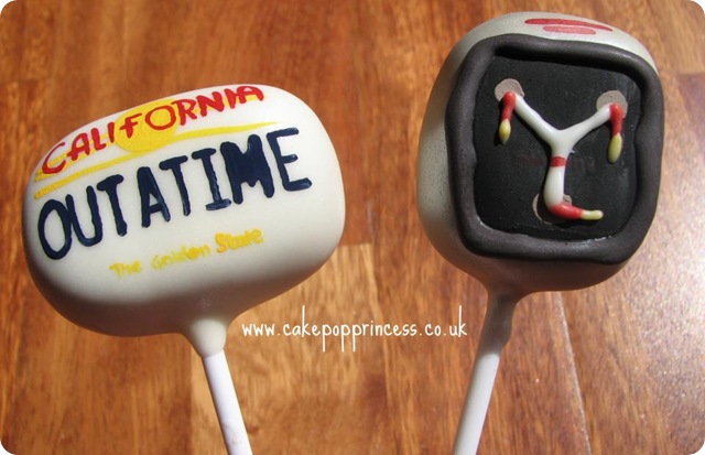 Back To The Future Cake Pops