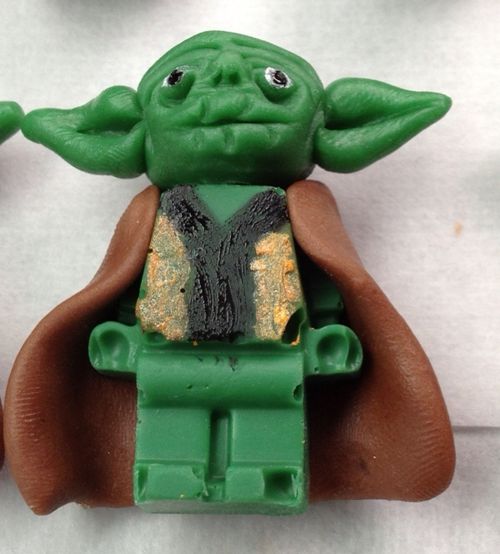 Yoda Cupcake Figure
