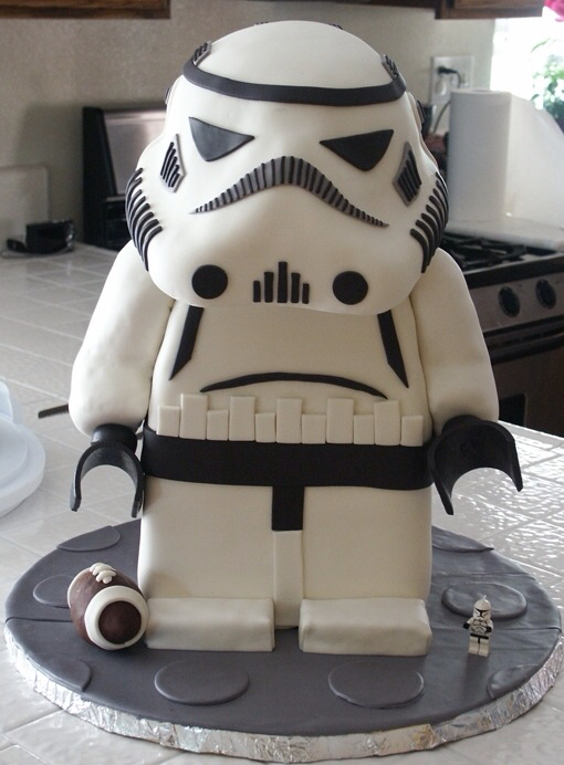 LEGO Stormtrooper Cake