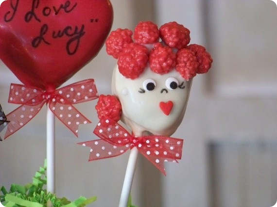 I Love Lucy Cake Pops