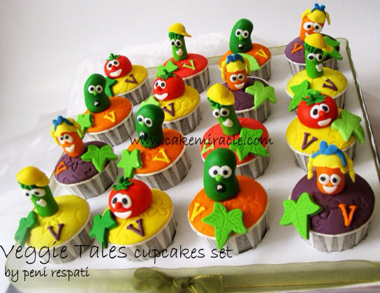 VeggieTales Cupcakes