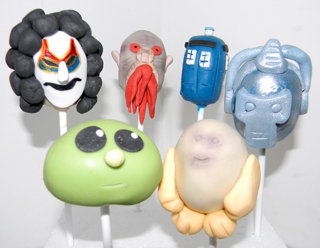 Doctor Who Cake Pops