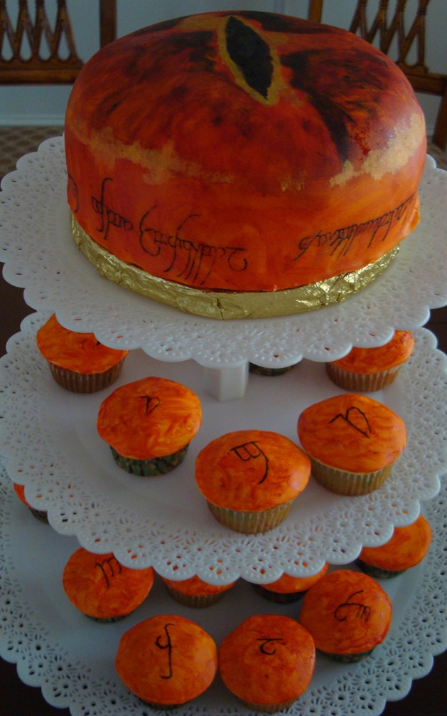 Lord of the Rings Cupcake Tower