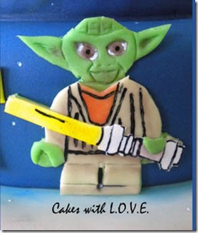 LEGO Yoda Cake