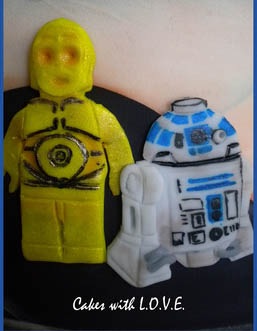 LEGO R2-D2 Cake