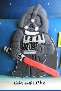 LEGO Darth Vader Cake