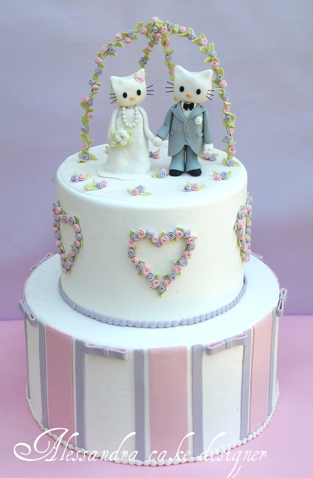 Hello Kitty Wedding Cake