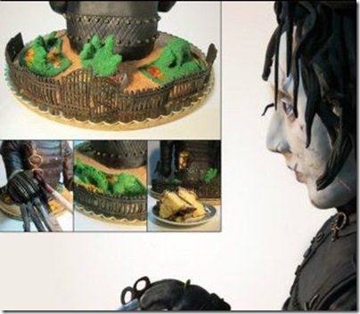 Edward Scissorhands Cake