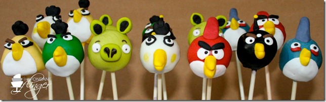 Angry Birds Cake Pops