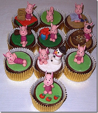 Piglet Cupcakes