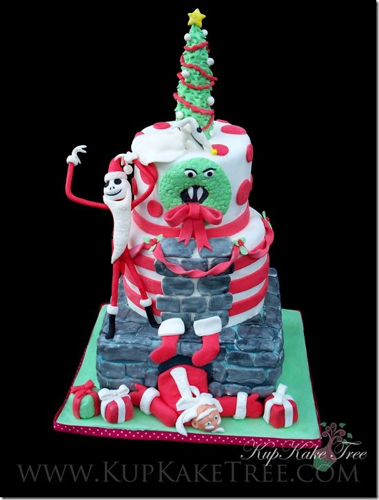Nightmare Before Christmas Cake