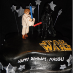 Cool Star Wars Cake: Luke vs. Darth Vader