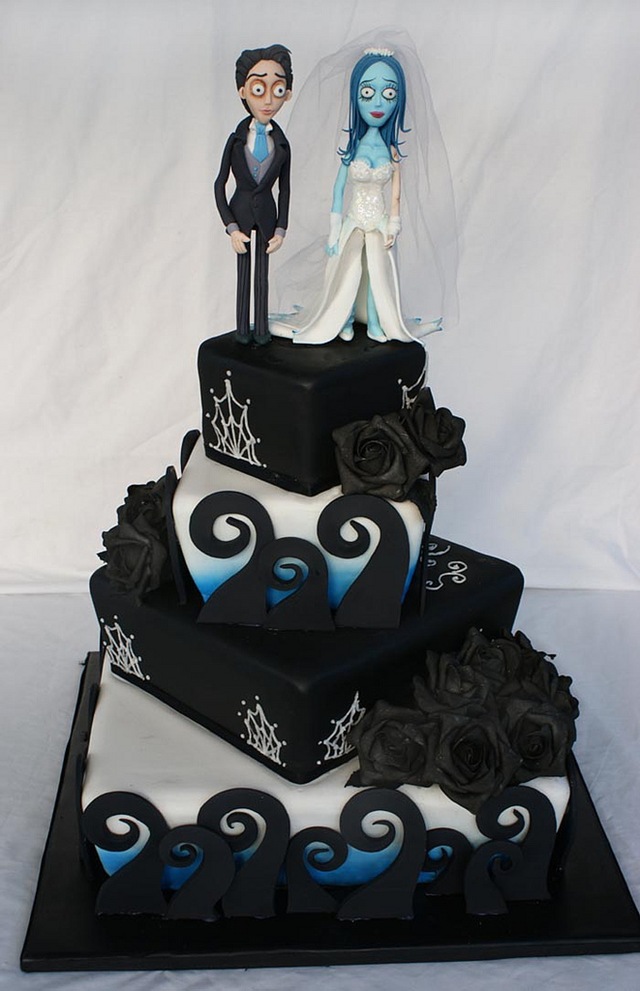 Corpse Bride Wedding Cake