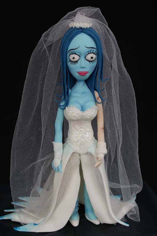 Corpse Bride Wedding Cake Topper