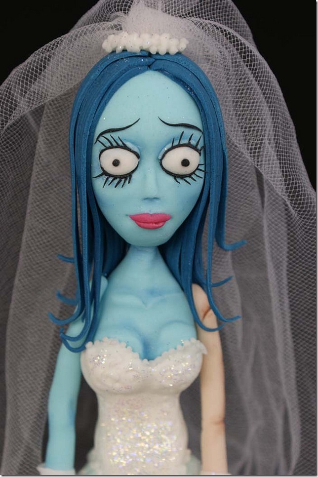 Corpse Bride Wedding Cake Topper