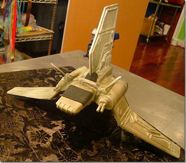 Star Wars Imperial Shuttle Cake