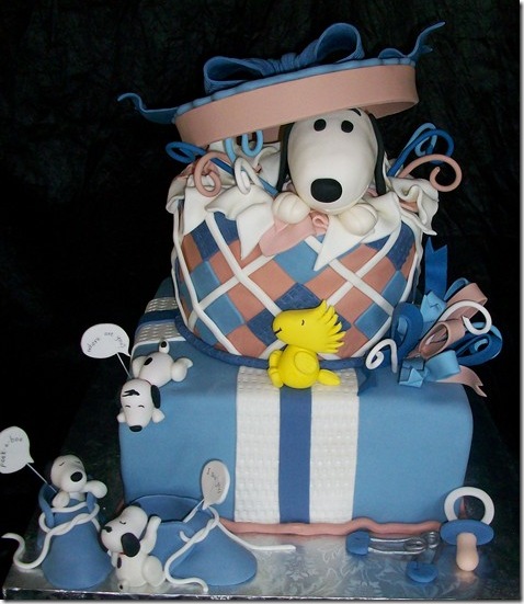 Snoopy Cake