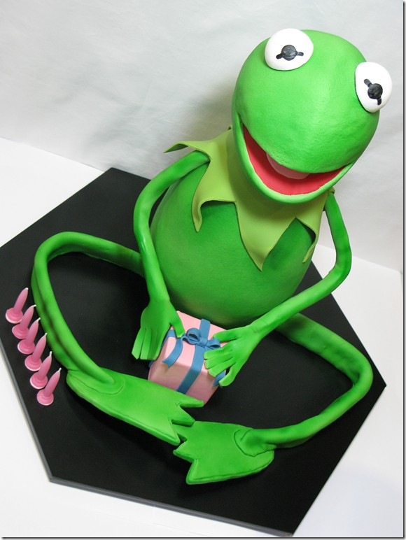 Stunning Kermit The Frog Cake Between The Pages Blog