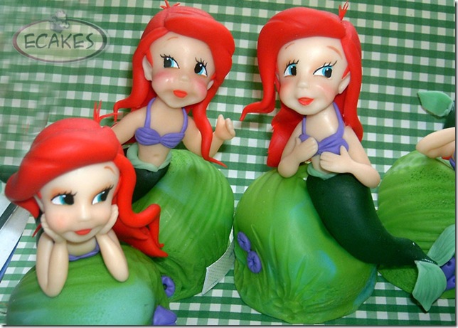 Little Mermaid Cakes