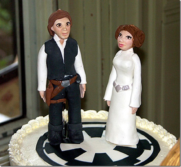 Han Solo and Leia Cake