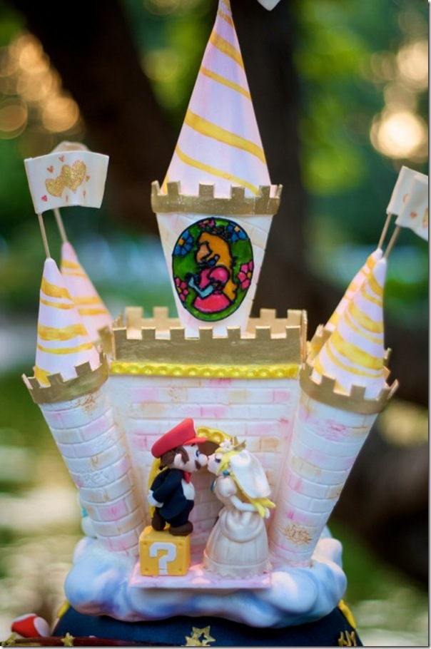 Mario Kart Wedding Cake