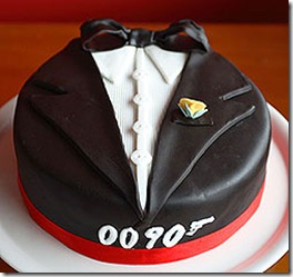 James Bond Tuxedo Cake 