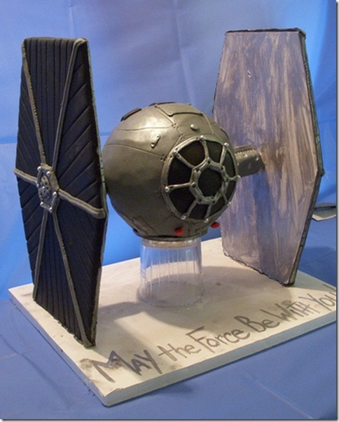 TIE Fighter Cake