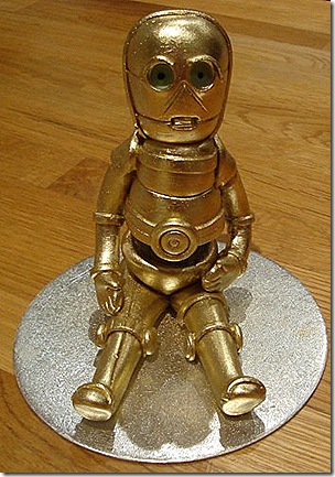 C-3PO Wedding Cake Topper