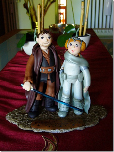 Anakin and Padme Wedding Cake Topper