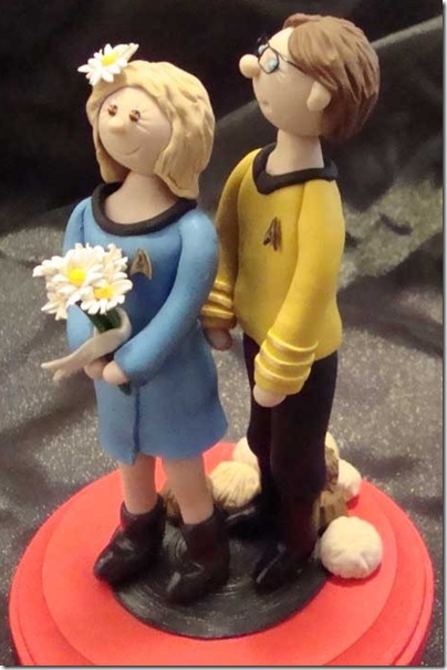 Star Trek Wedding Cake Topper