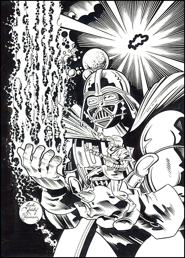Jack Kirby's Star Wars drawing