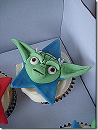Star Wars Yoda Cupcake